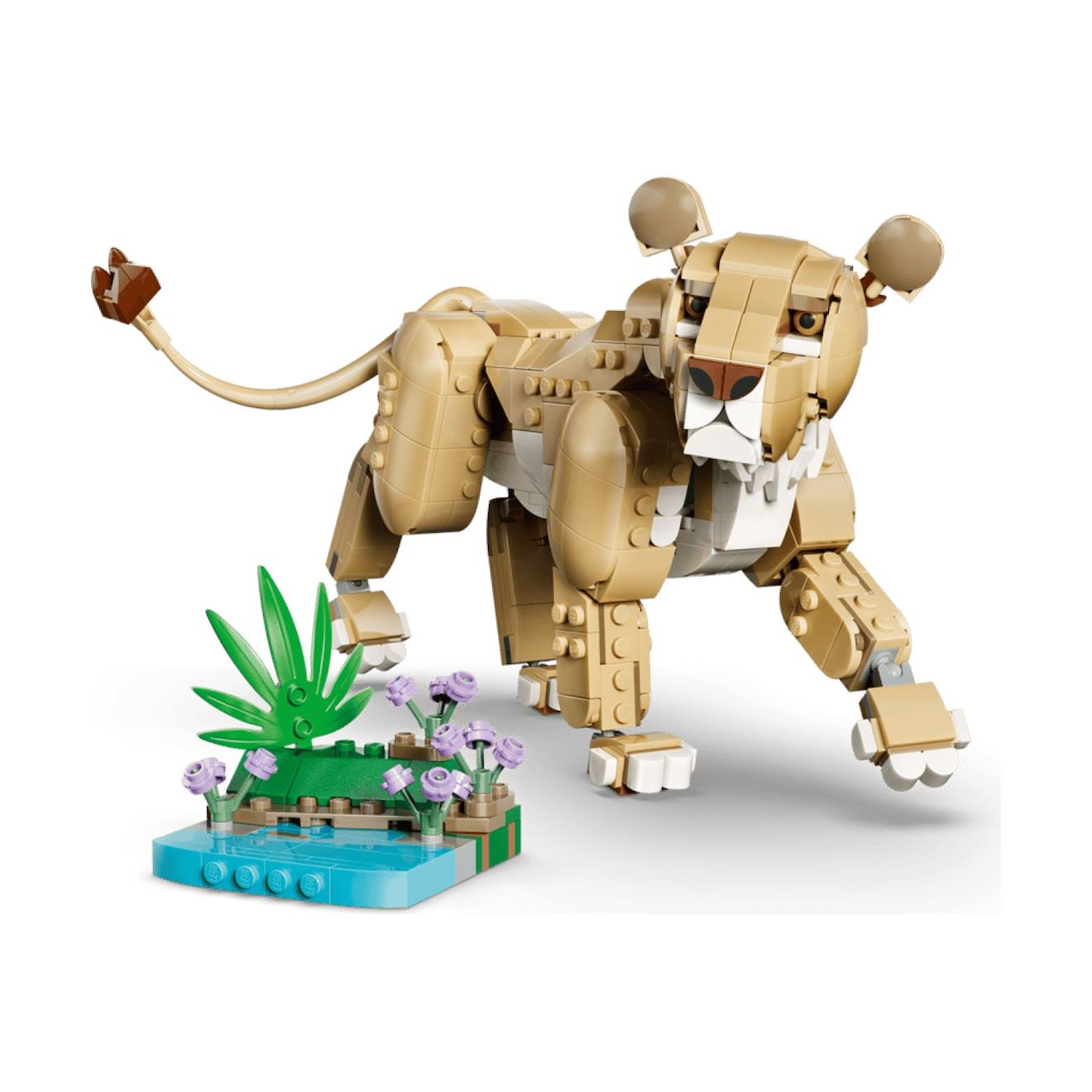 Creator 3 En 1 Animaux Sauvages : Le Lion Majestueux 31386 Multicolore