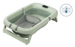 Baignoire bébé indigo plus, avec thermomètre intégré  - vertbaudet enfant
