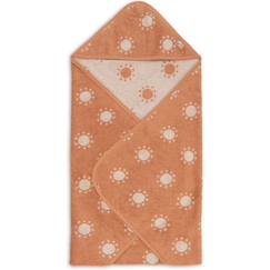 -Cape de bain éponge en coton 75x75cm