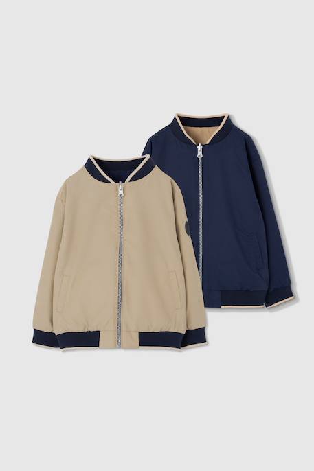 Garçon-Manteau, veste-Veste-Veste réversible pour garçon