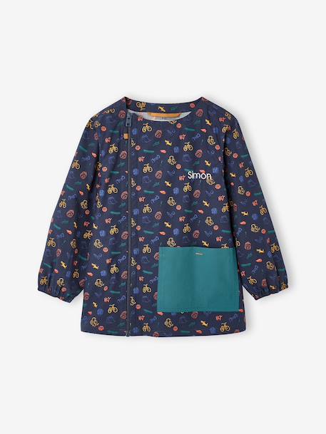 Tablier garçon zippé personnalisable bleu nuit 7 - vertbaudet enfant 
