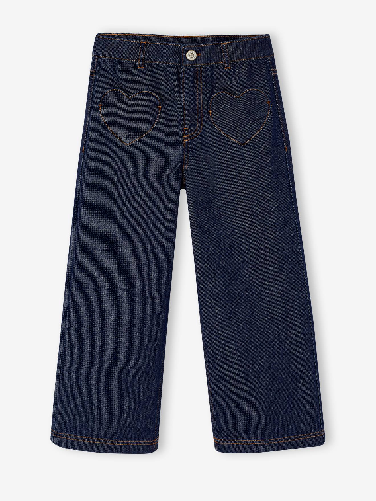 Jean large fille denim brut 23 €