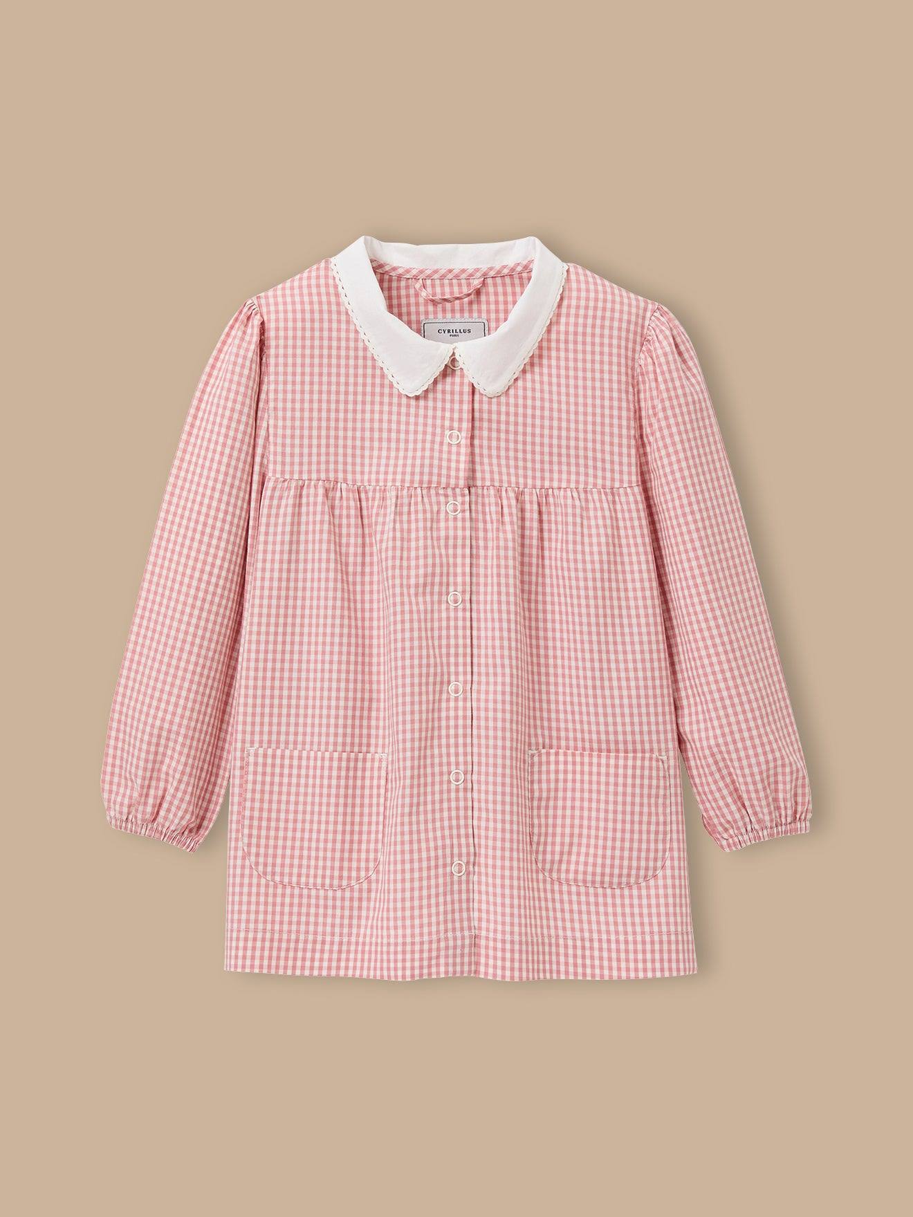 Tablier Fille Vichy Vichy Rose 25€