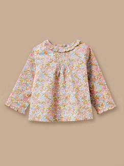 Bébé-Chemise, blouse-Guimpe en tissu liberty bébé