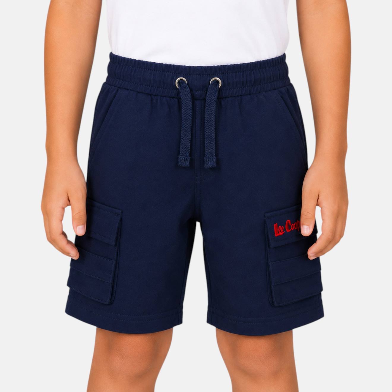 Bermuda Enfant Garçon Avec Poches Marine