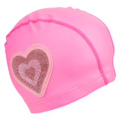 -Bonnet de bain coeur 3+