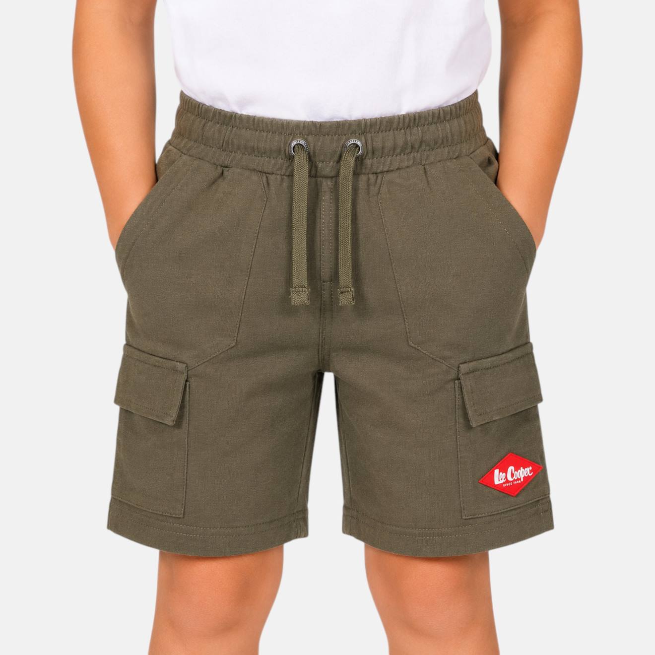Bermuda Enfant Garçon Avec Poches Kaki
