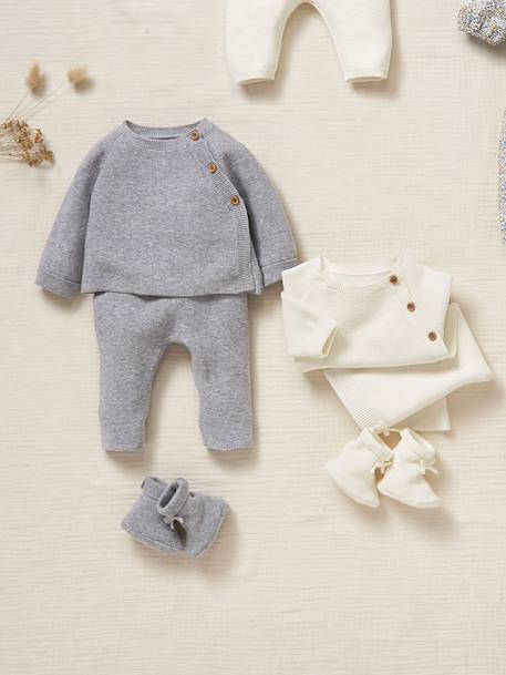 Ensemble 3 Pieces Bebe Cyrillus Ecru Cyrillus