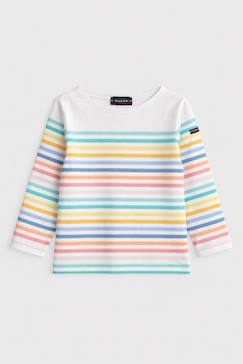 Garçon-T-shirt, polo, sous-pull-Marinière 10 couleurs enfant - coton léger