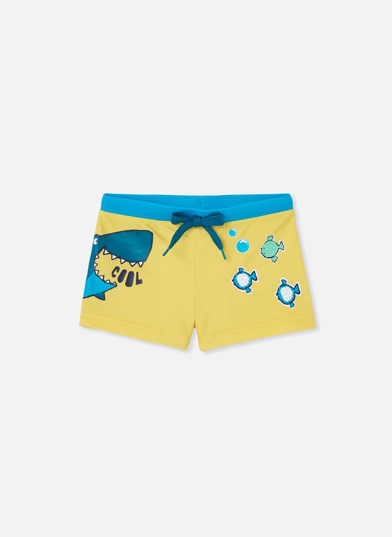 Maillot De Bain Garçon À Imprimé Animal Jaune