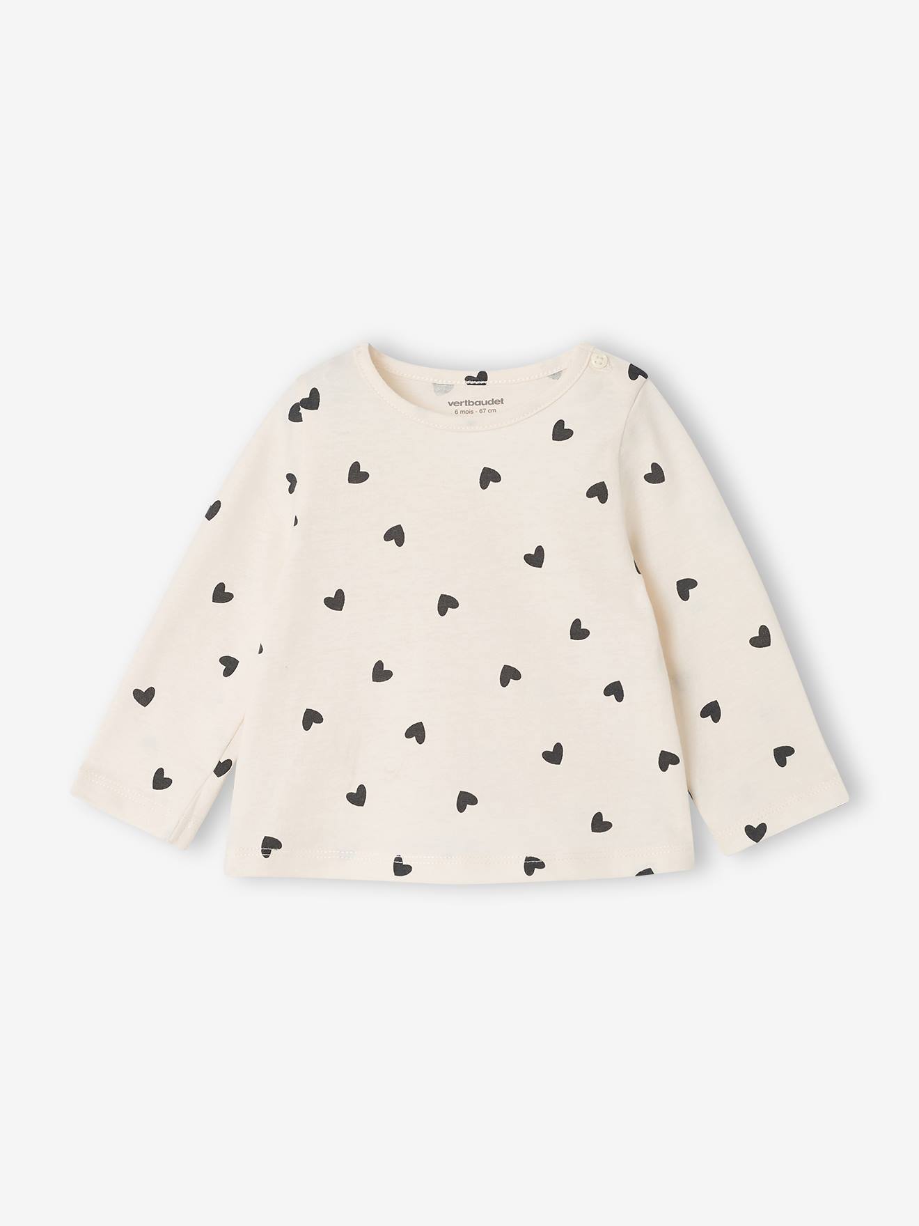 Lot de 2 T-shirts bb Basics manches longues noisette 10 €