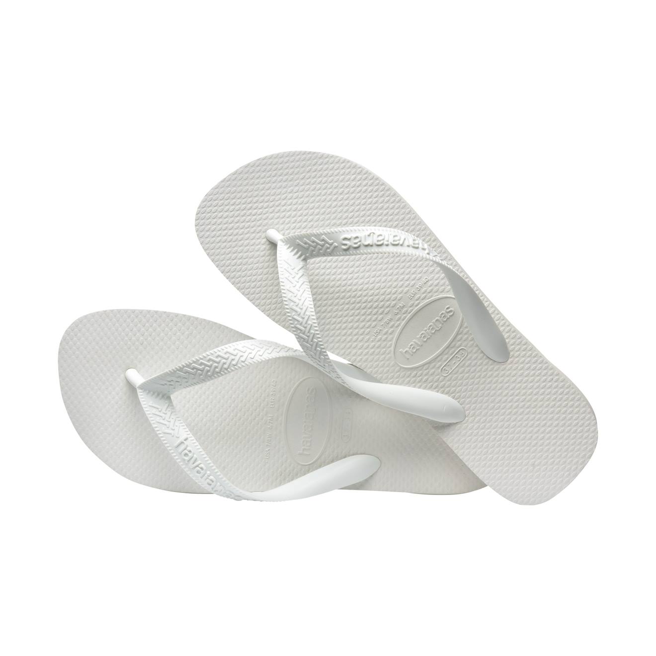 Tongs À Enfiler Blanc