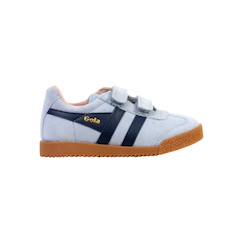 Chaussures-Baskets basses  à scratch  velours
