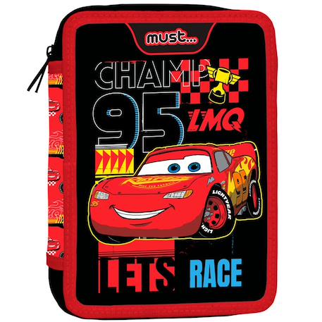 Garçon-Accessoires-Cartable, trousse-Trousse garçon Cars avec fournitures complètes