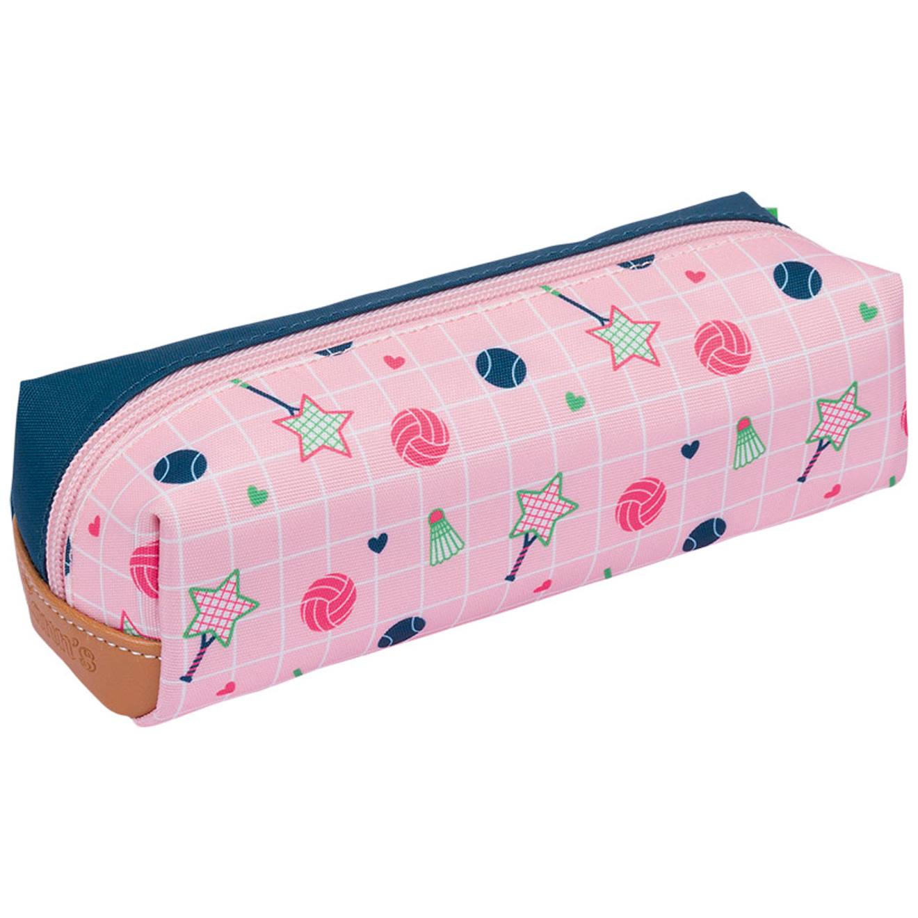 Trousse Simple Les Fantaisies Caroline Vert, Rose