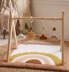 -Arche d'éveil bois avec 4 jouets