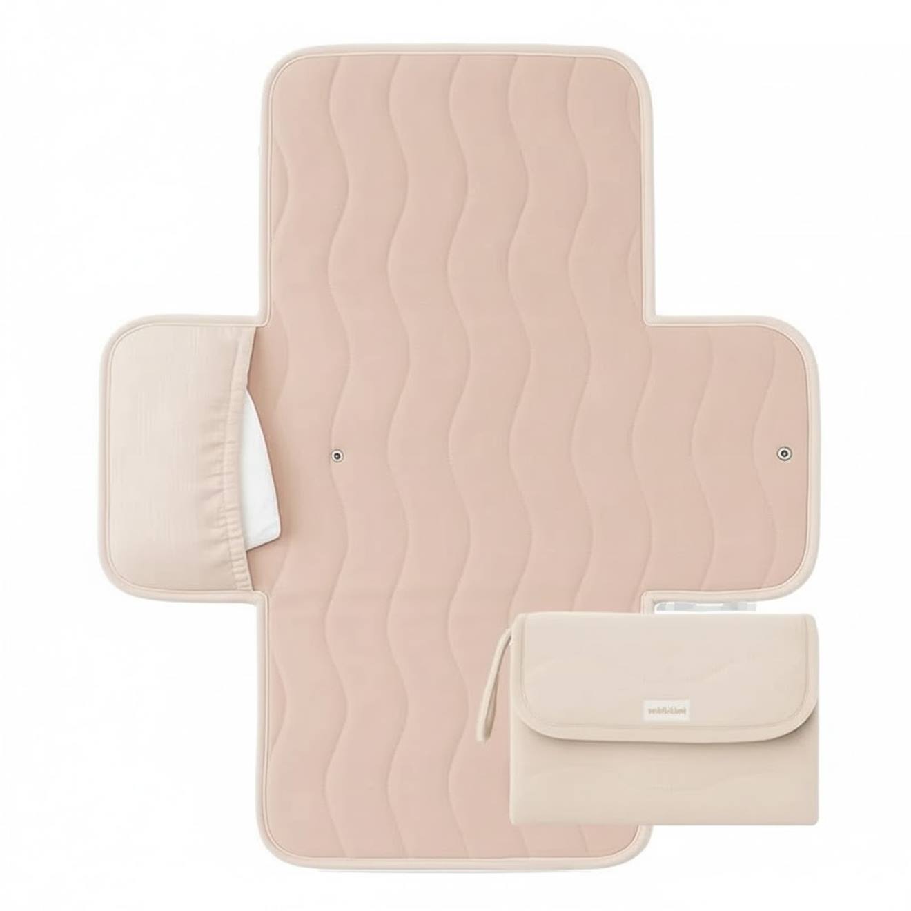 Matelas À Langer Portable Rose (ToddleKind) - Image 1