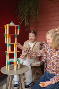 -Tour géante en bois fsc - jeu apprentissage