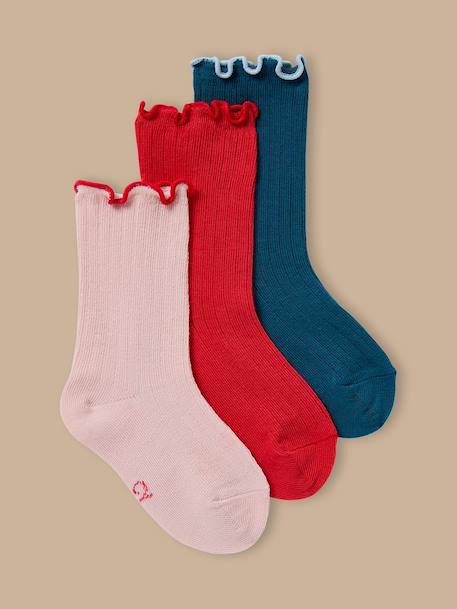 Fille-Lot de 3 paires de chaussettes