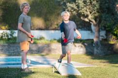 -Set cornhole en bois fsc - jeu de lancer et adresse pour enfant - jeu d'extérieur