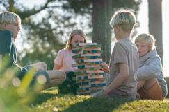 -Tour géante en bois fsc - blocs de construction pour enfant
