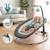 Balancelle Fold Éléphant aqua+Forêt rose+Oiseau rose+Savane gris 16 - vertbaudet enfant 