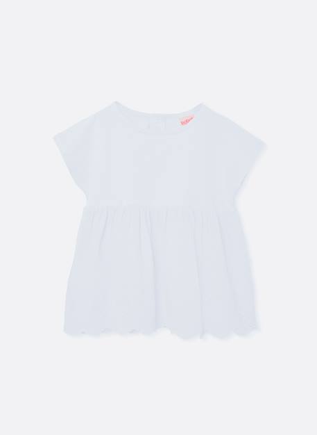 Fille-T-shirt, sous-pull-T-shirt fille en coton
