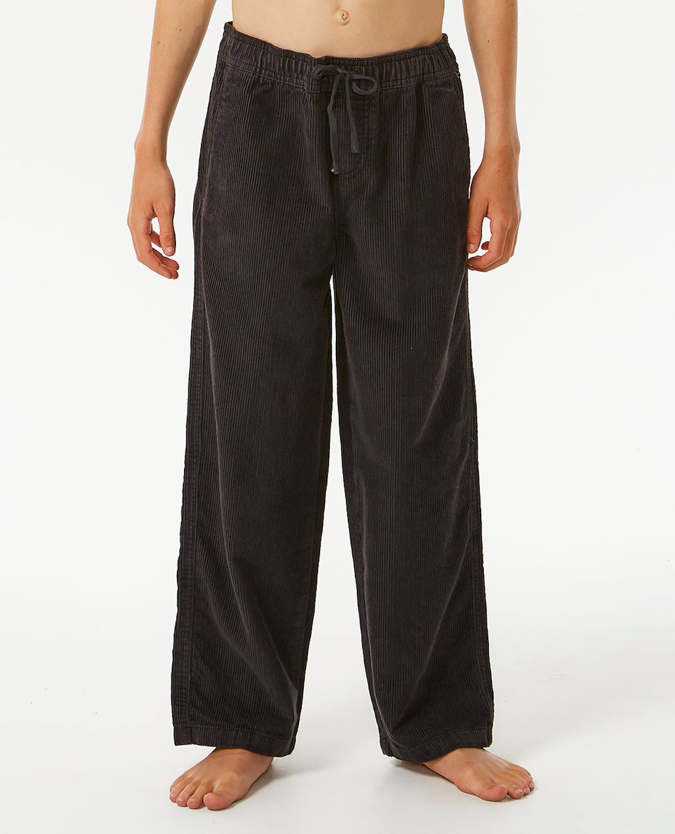 Pantalon Enfant Surf Cord Noir Délavé Pantalon Enfant Surf Cord Noir Délavé