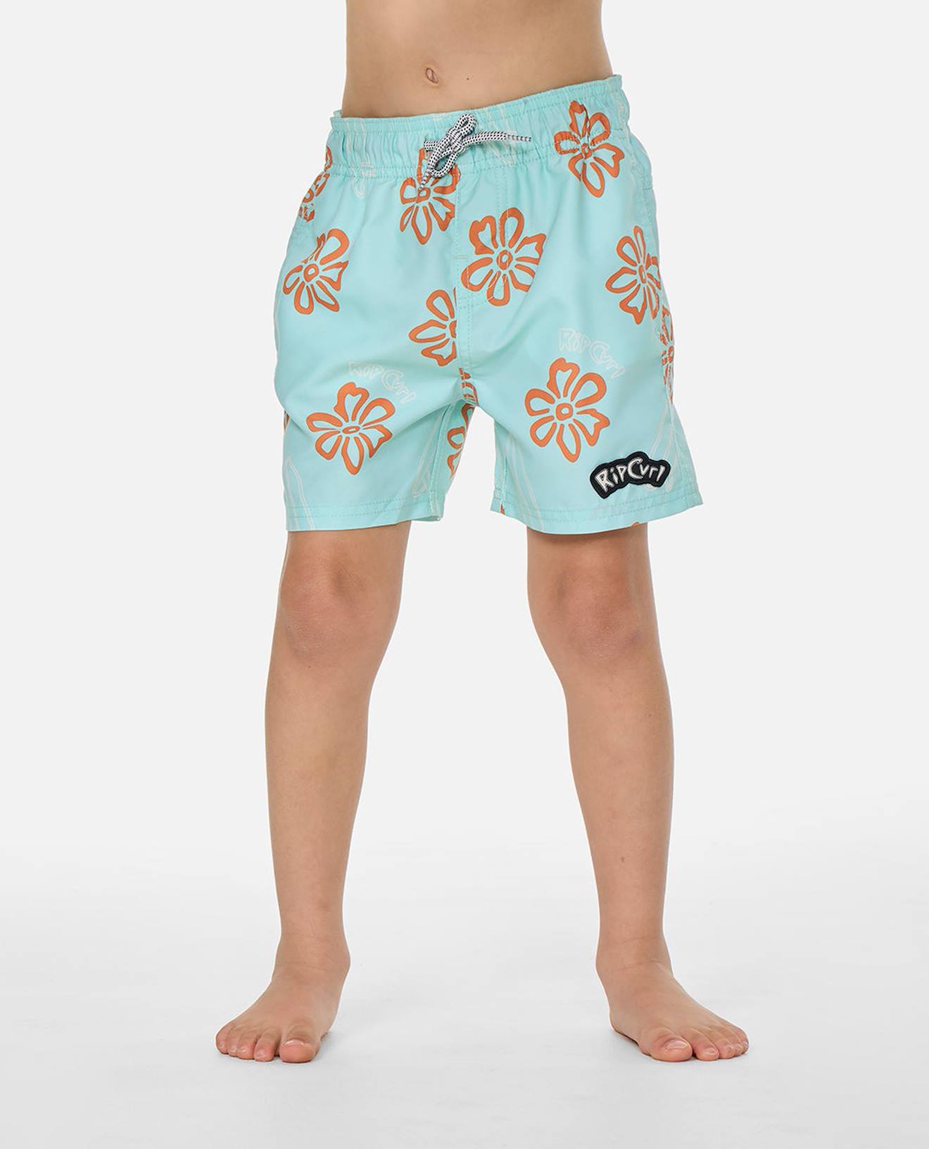 Short De Bain Boardshort Volley Ride The Wave Enfant Aqua Clair 15$