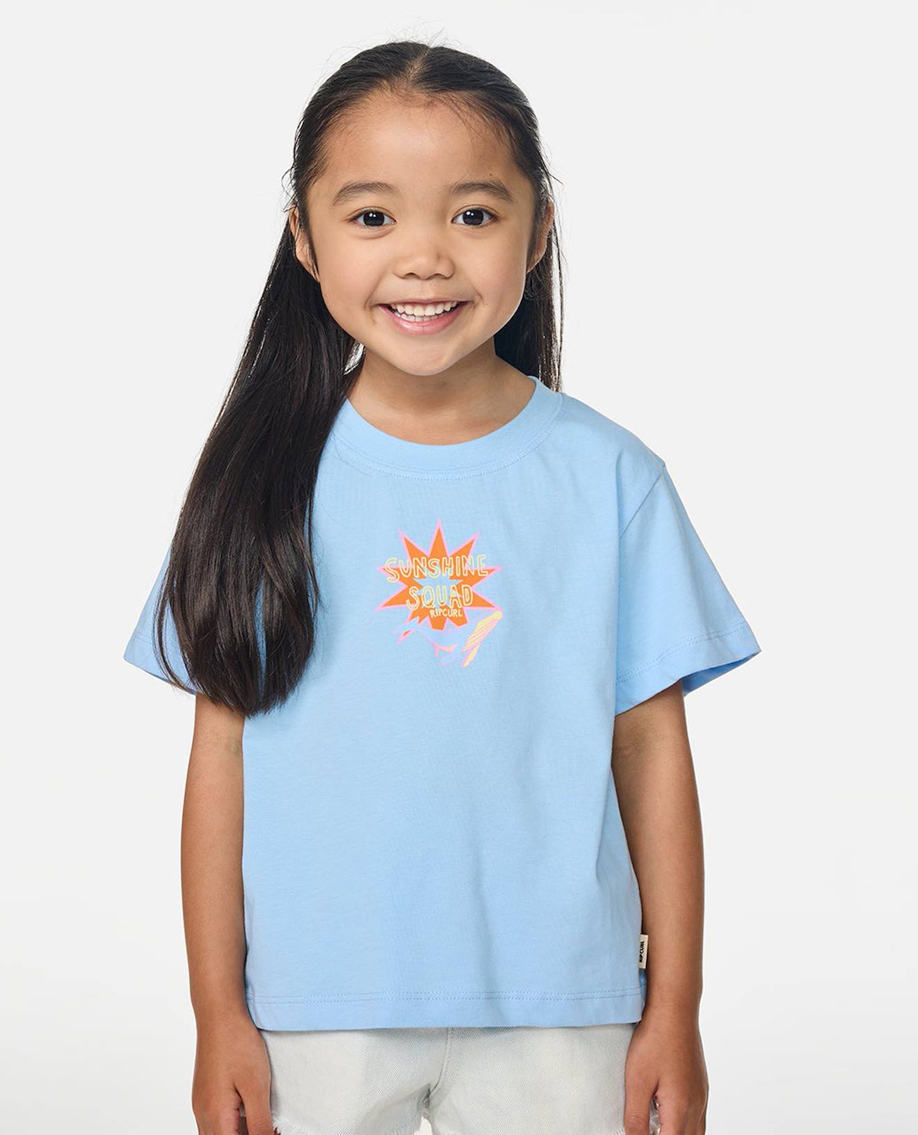 T-shirt Surf Magic Art Fille Bleu Ciel