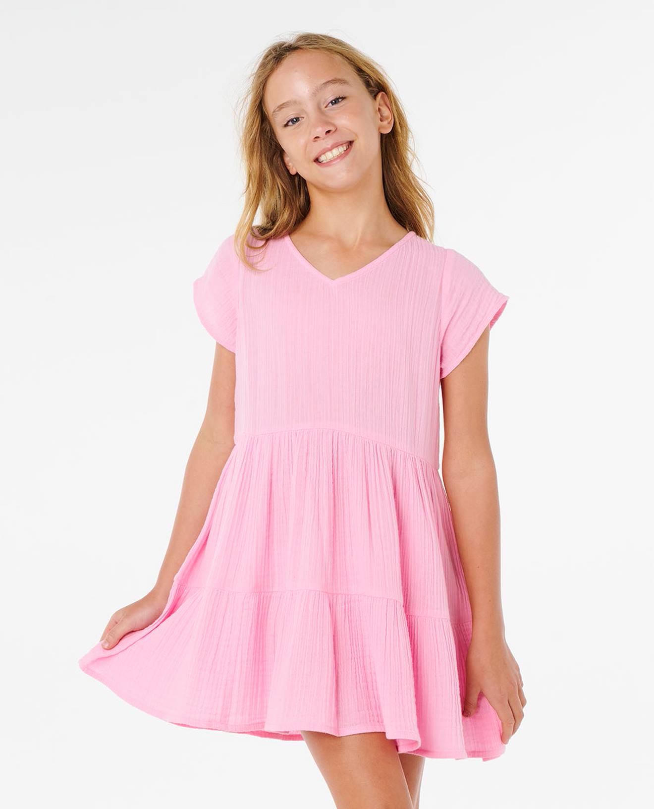 Robe Fille Premium Surf Rose Vif