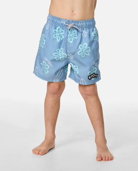 Garçon-Short de bain boardshort volley ride the wave  enfant