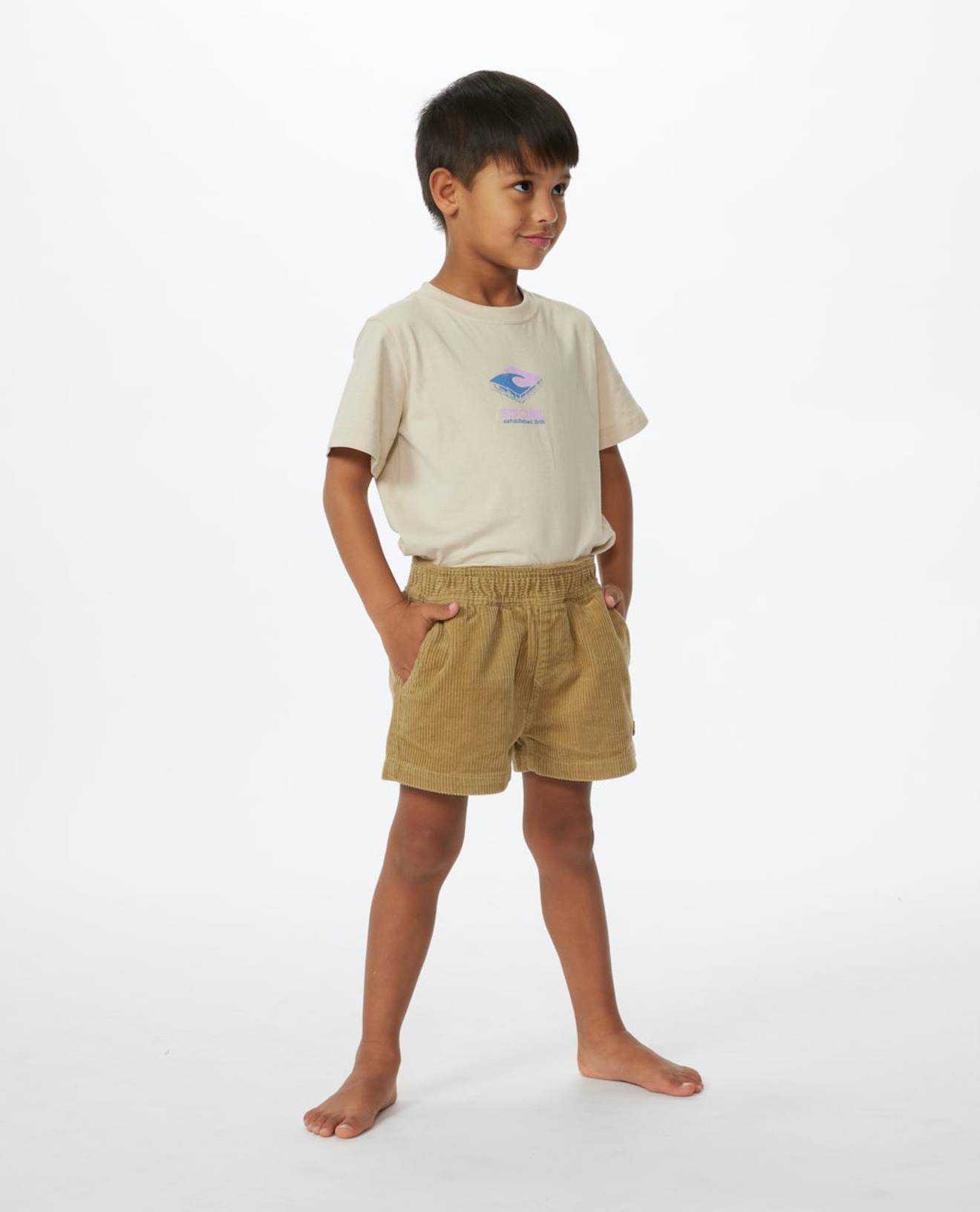 Short De Bain Volley Surf Cord Enfant Kaki Fonc 38 €