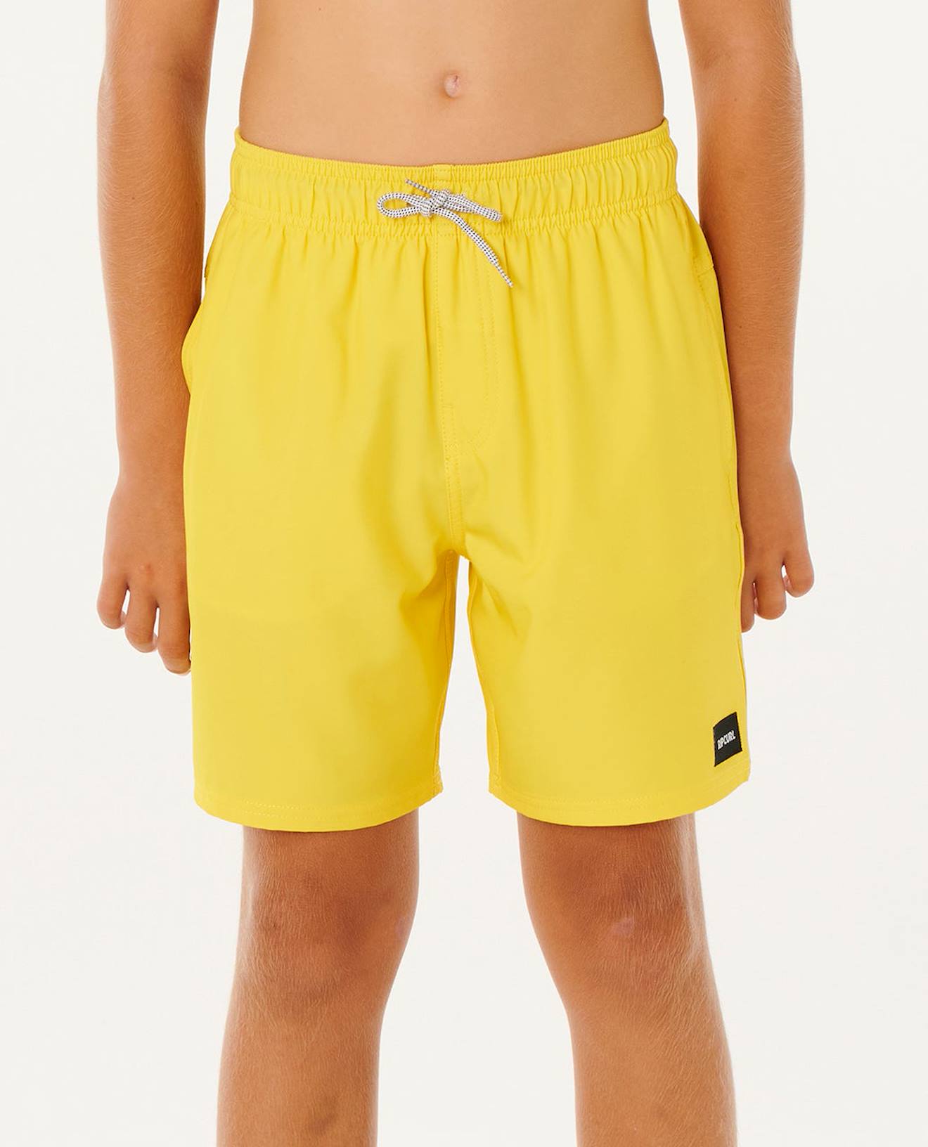 Short De Bain Boardshort Volley Daily Enfant Jaune Flamboyant