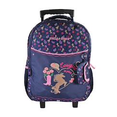 -Sac à dos à roulettes Cow Girl