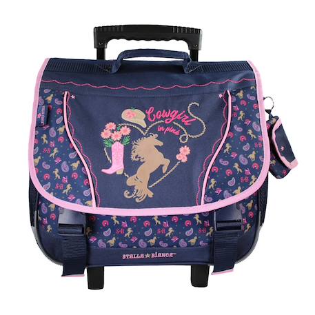 Fille-Accessoires-Cartable à roulettes 38 cm Cow Girl