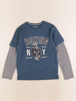 Seconde main-Garçon-T-shirt, polo, sous pull-Tee-shirt coton - 10 ans