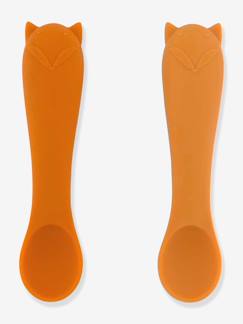 Puériculture-Lot 2 cuillères bébé Mr. Lion