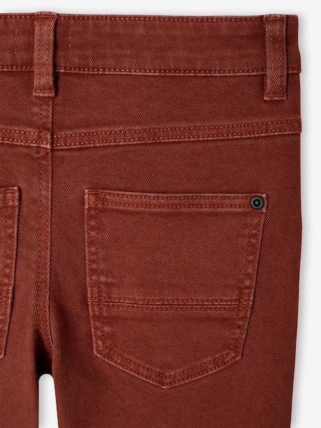 Slim garçon couleur morphologique MEDIUM beige+bleu nuit+bleu pétrole+noir+rouille+tomette 22 - vertbaudet enfant 