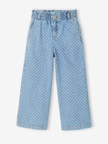 Fille-Pantalon-Pantalon fille large motifs fantaisie 