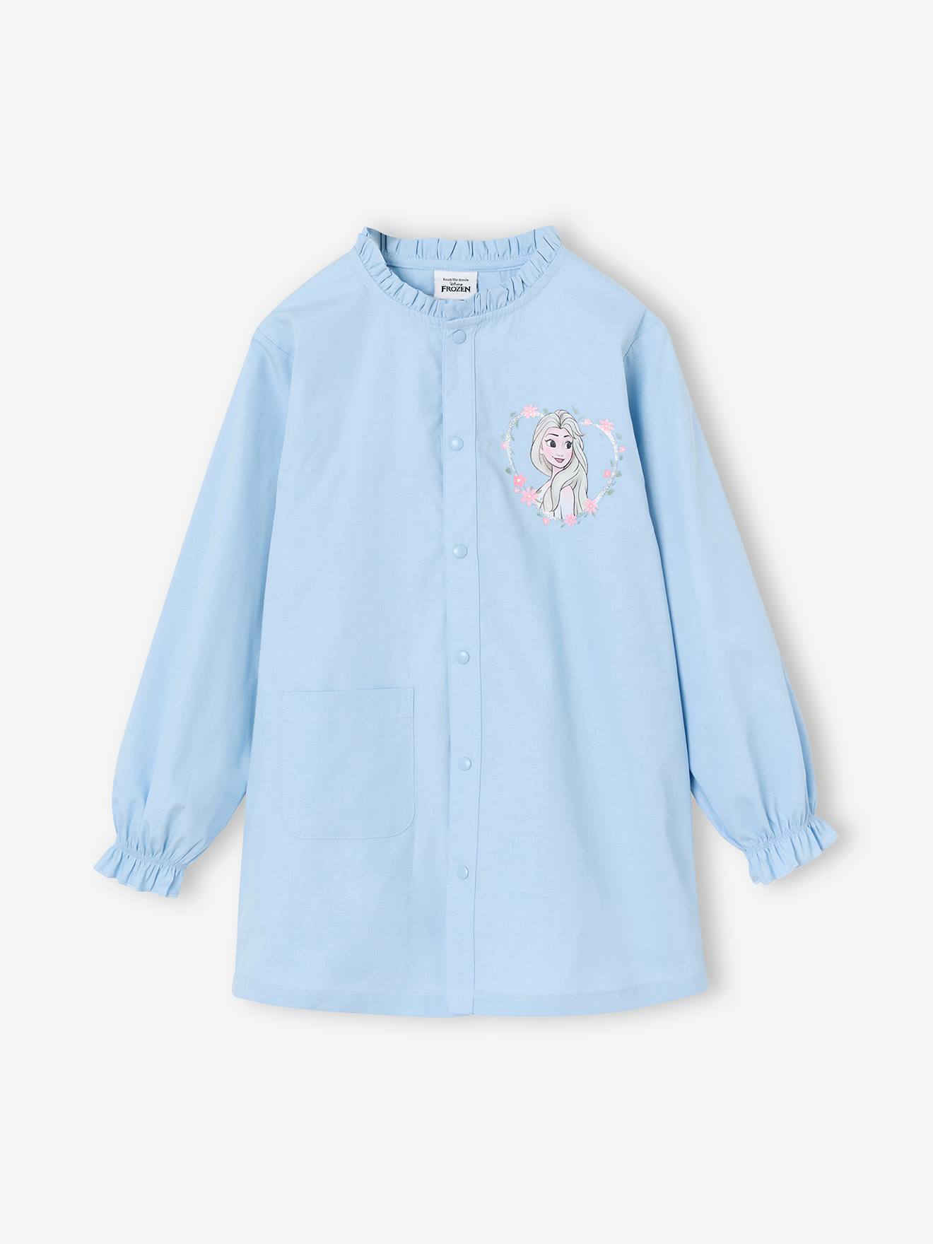 Tablier La Reine des Neiges personnalisable bleu ciel 16€
