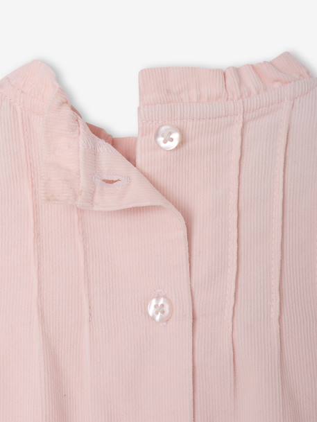 Robe bébé velours rose pâle 4 - vertbaudet enfant 