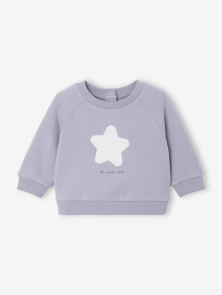 Bébé-Pull, gilet, sweat-Sweat bébé ouverture dos