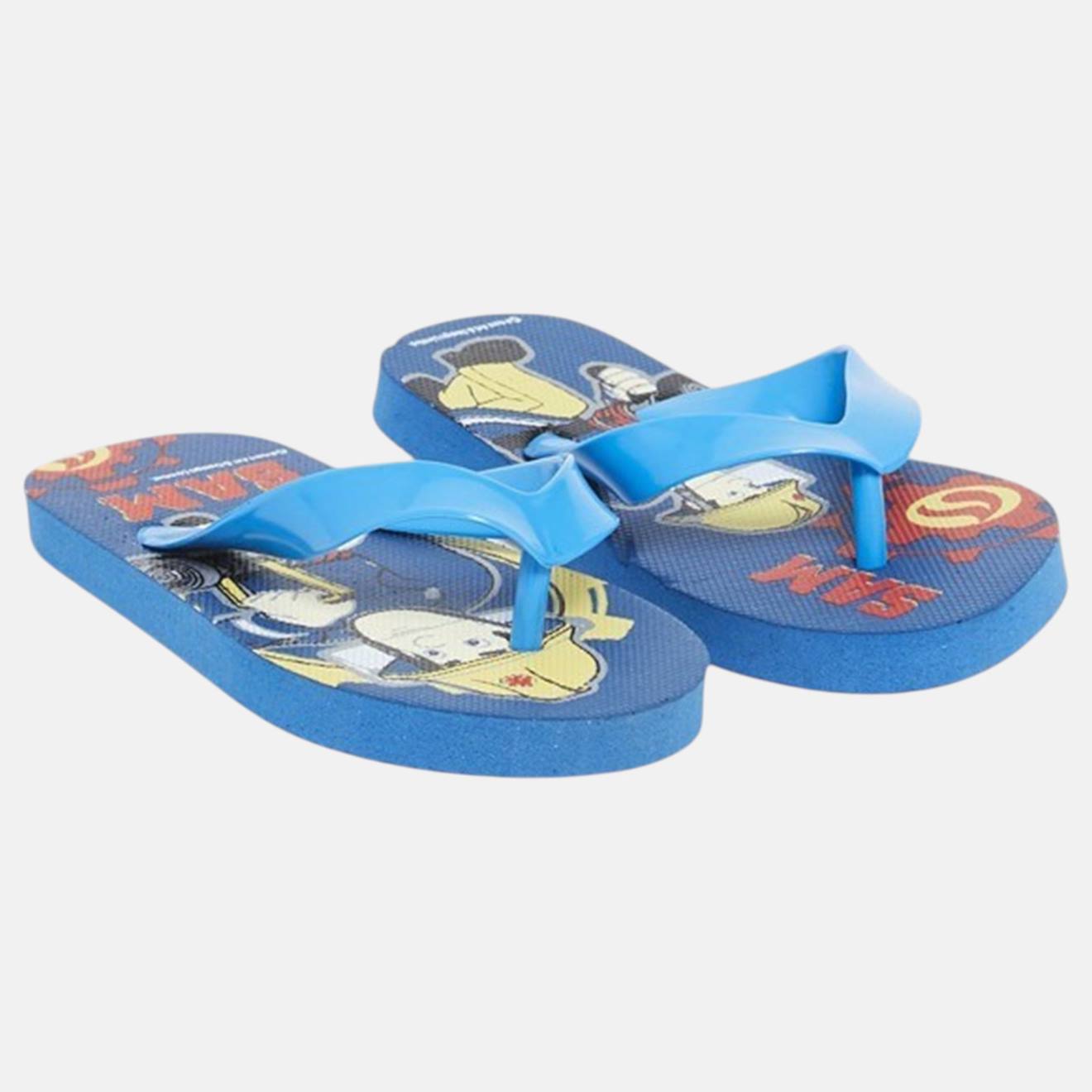 Tongs Enfant Motif Anim Sam Le Pompier Marine 5 €