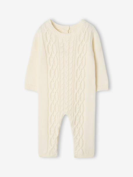 Bébé-Combinaison bébé tricot torsadé