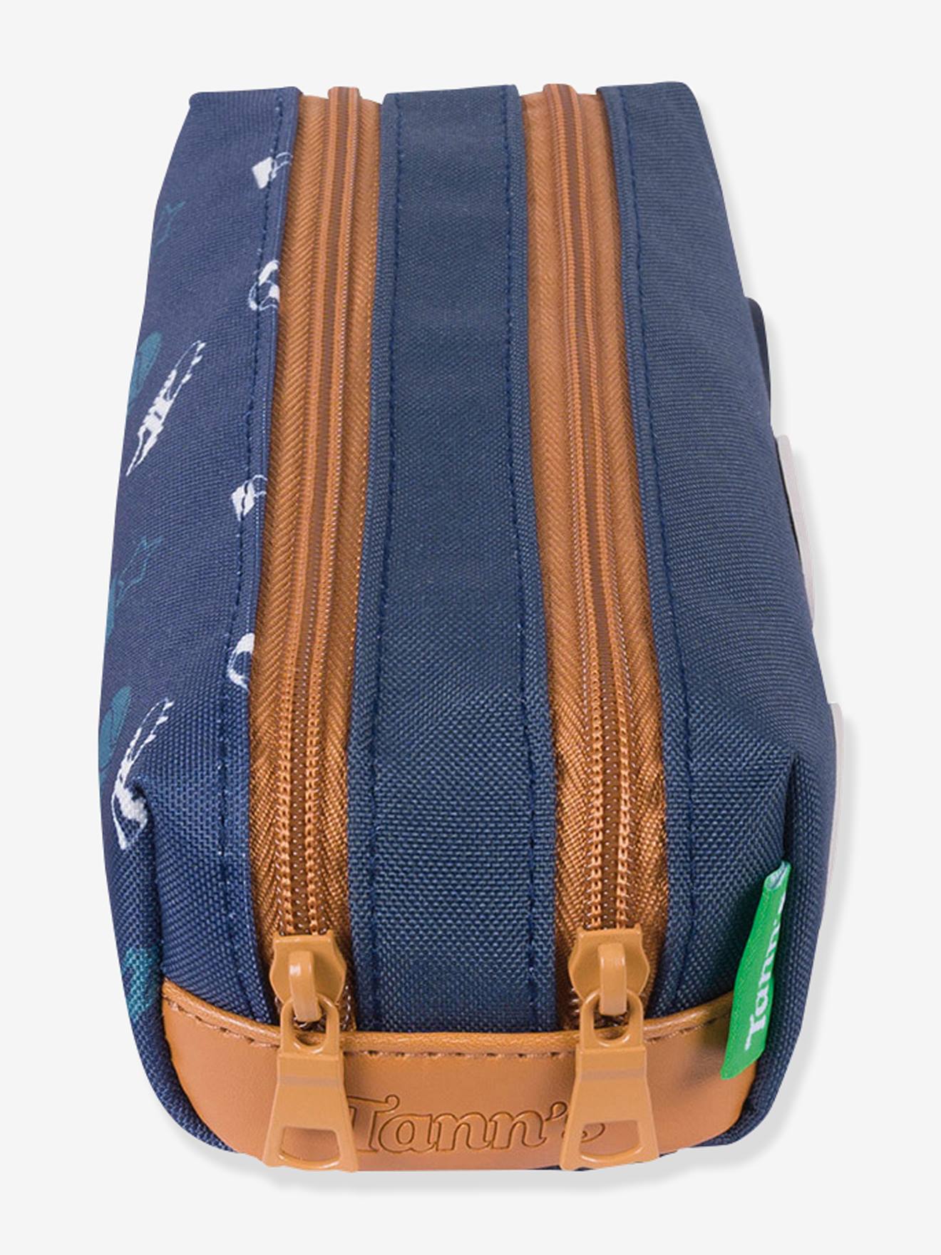 Trousse double Paco bleu 22$