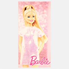 -Serviette de plage fille avec personnage barbie