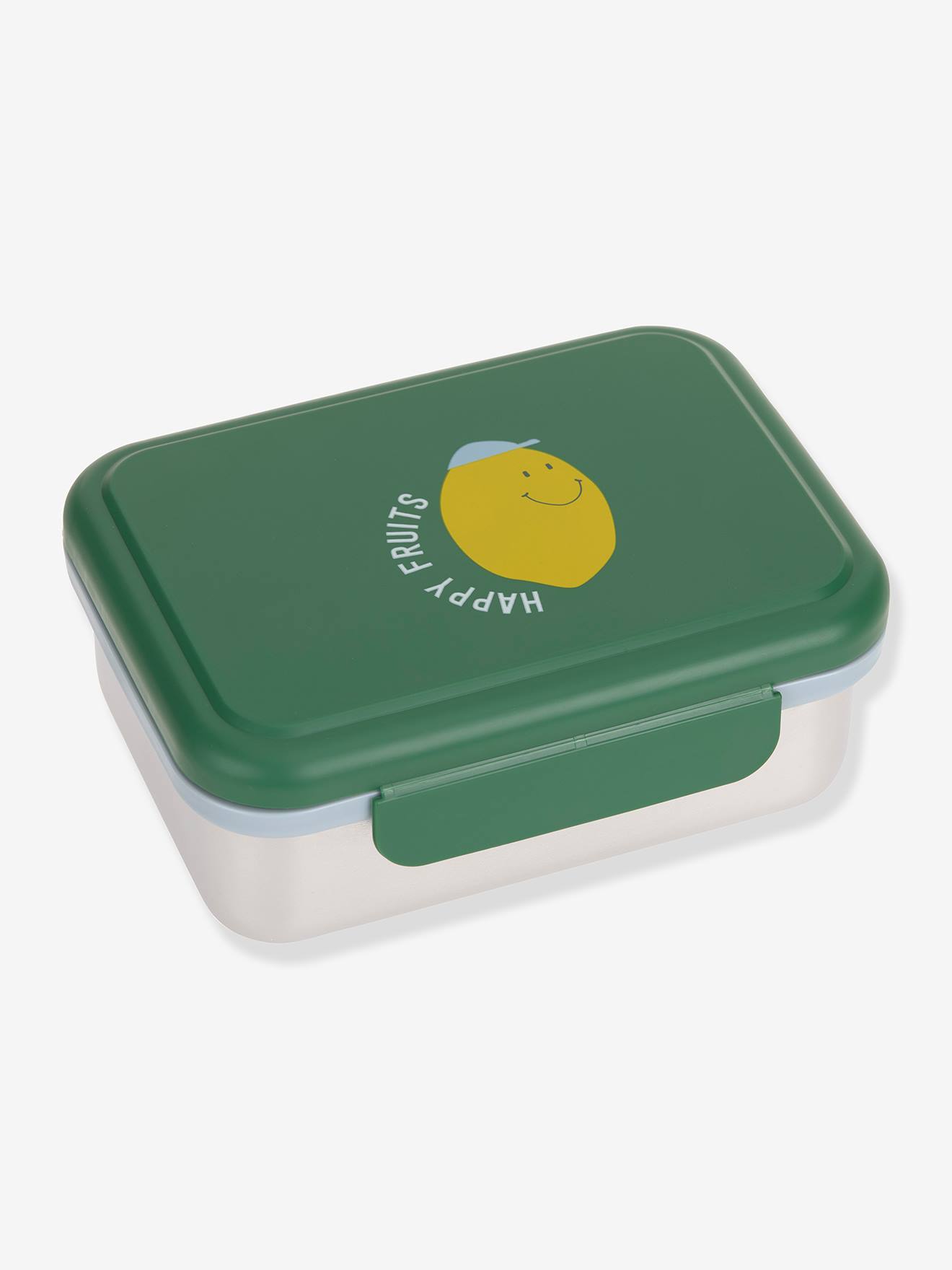 Boîte à goûter LÄSSIG en inox vert
