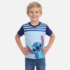 -T-shirt manches courtes garçon avec personnage lilo & stitch