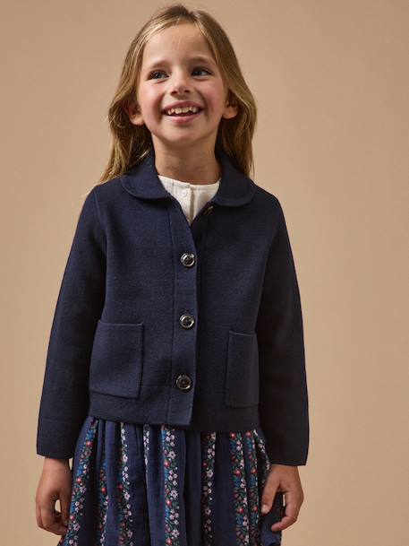 Fille-Cardigan en maille milano fille - collection junior